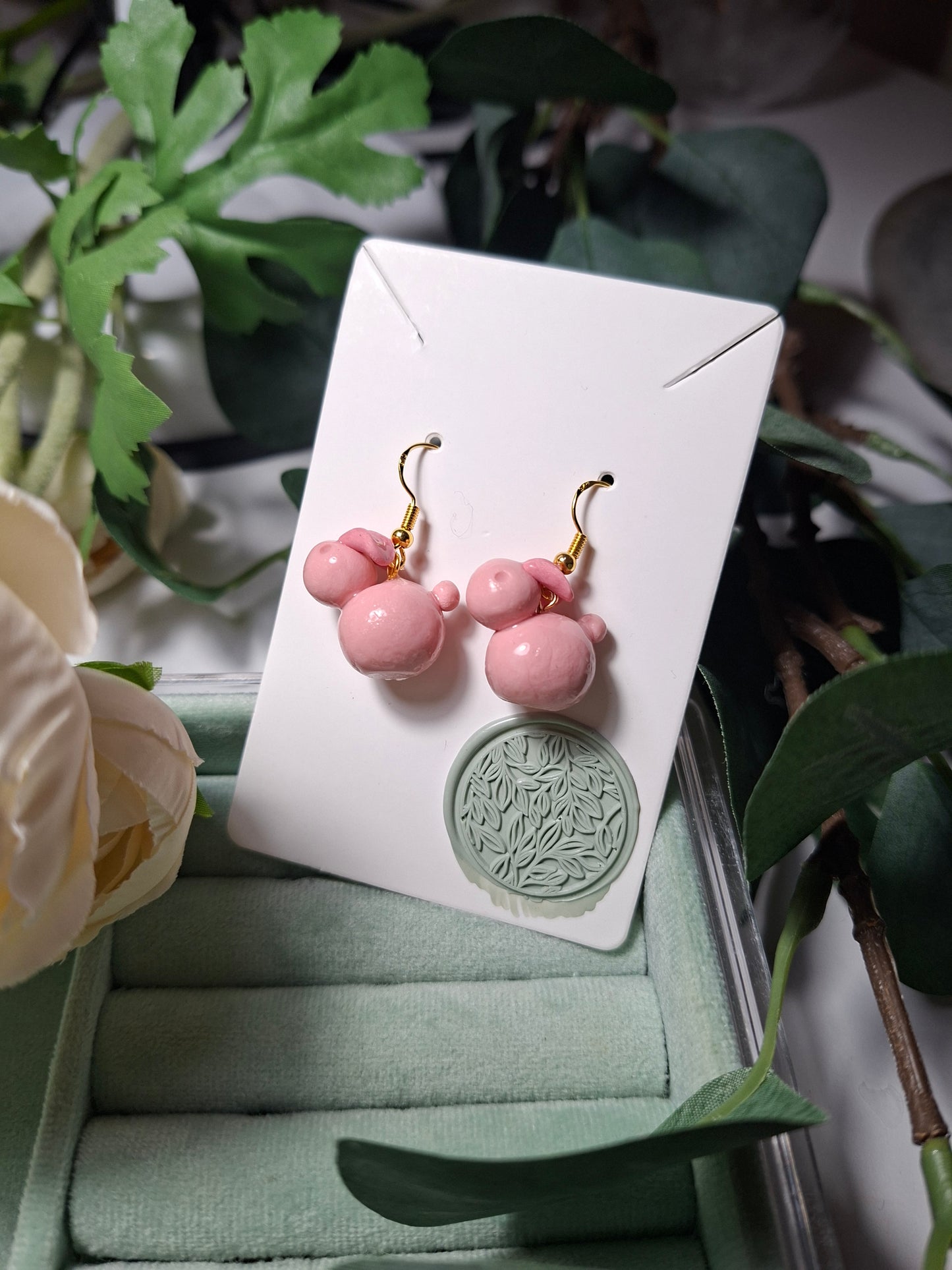 bunny earrings