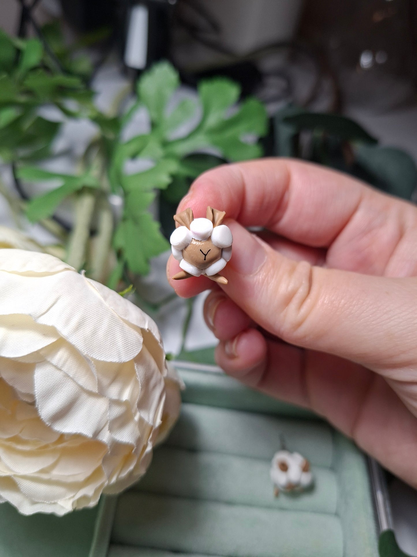 sheep stud earrings