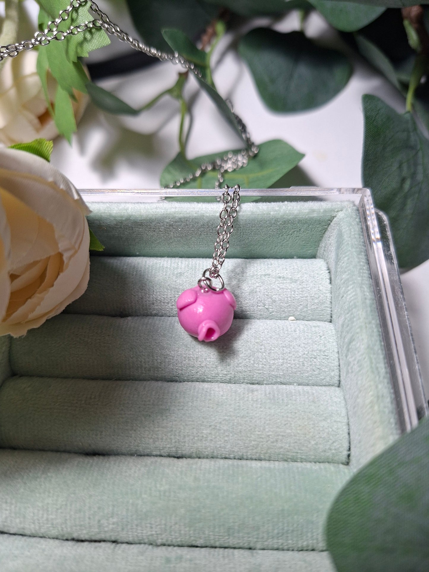 Piglet necklace
