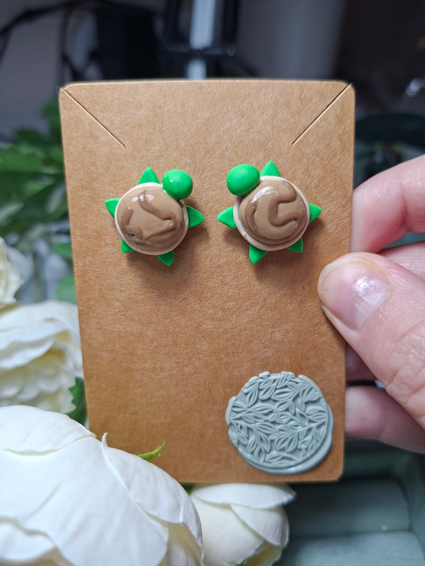Turtle earrings