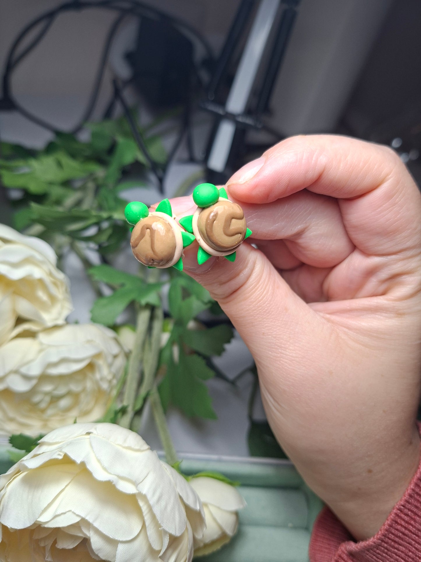 Turtle earrings