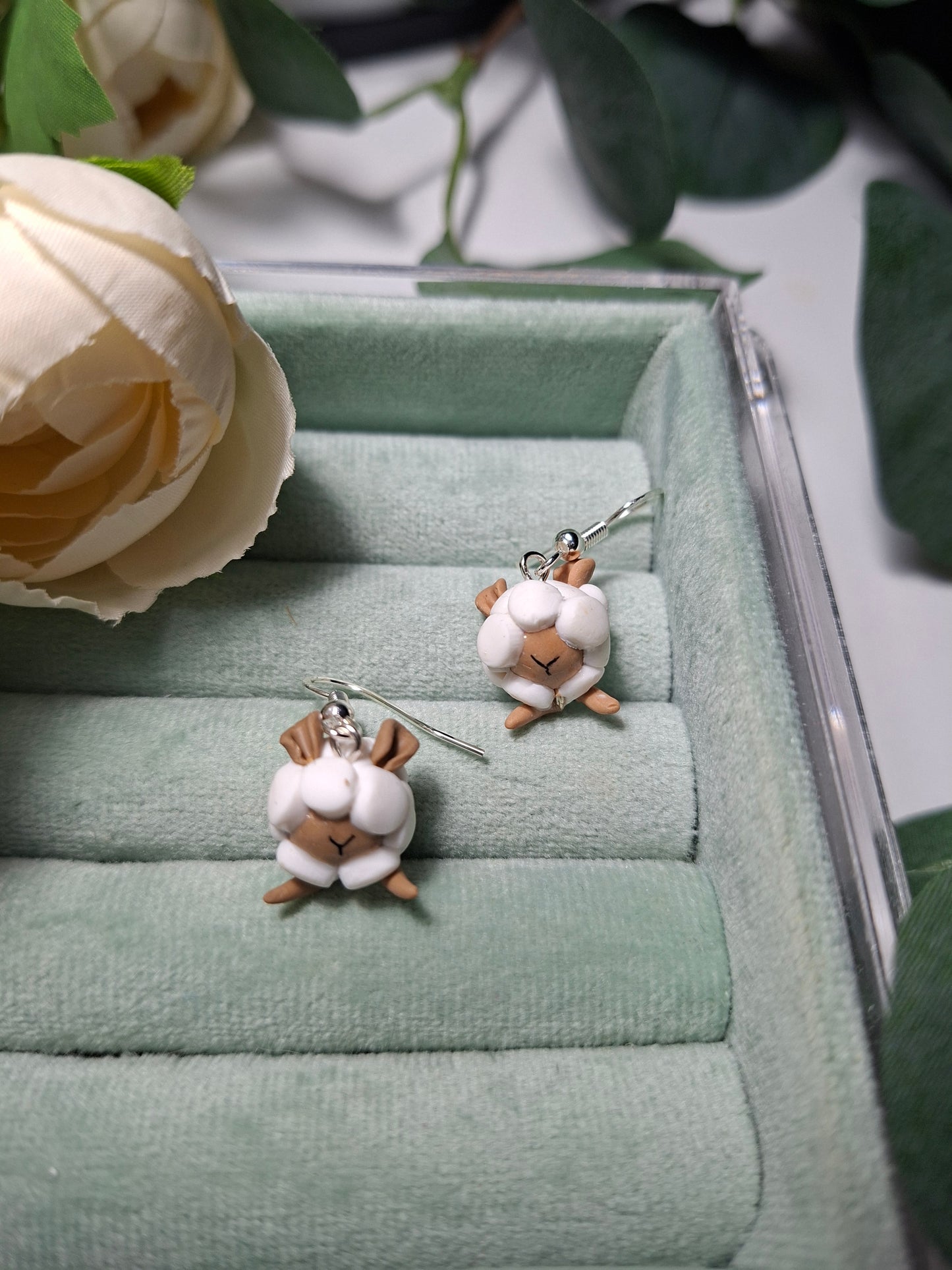 sheep danling earrings