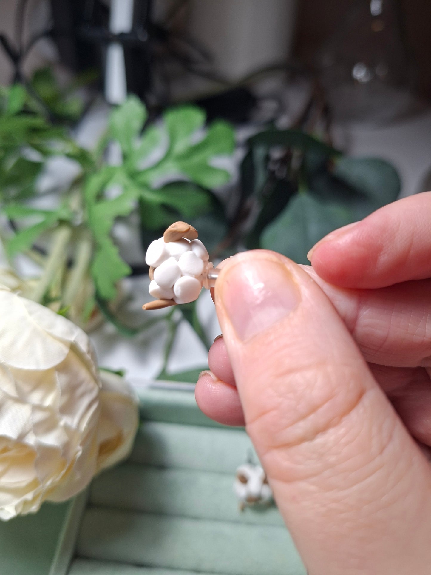sheep stud earrings