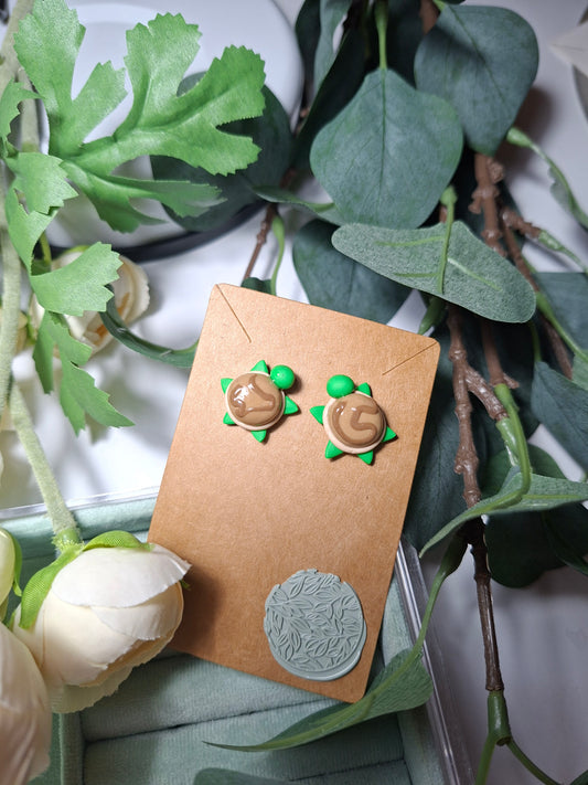 Turtle earrings