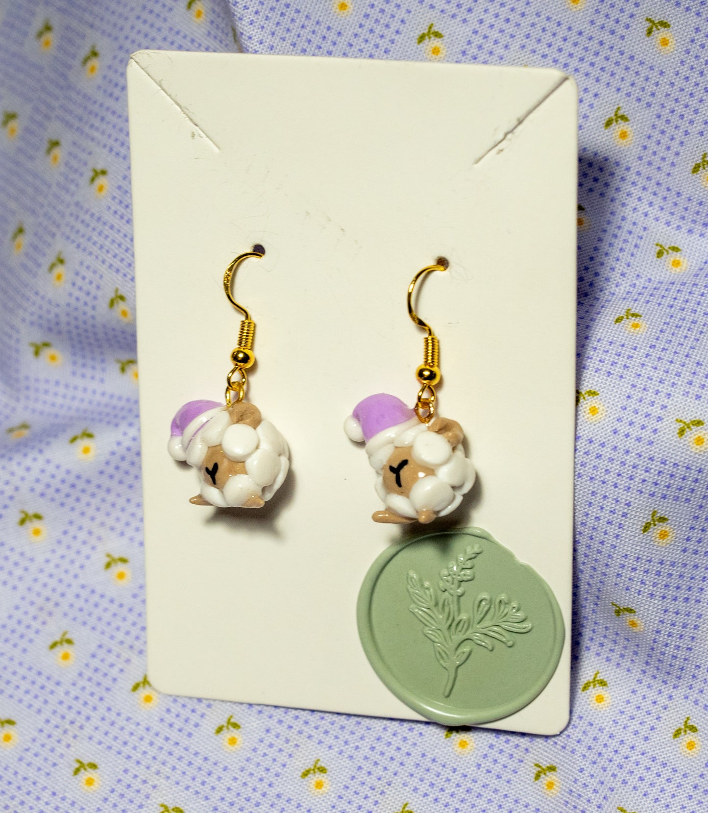 Barrrrrbra the Slumber Sheep earrings