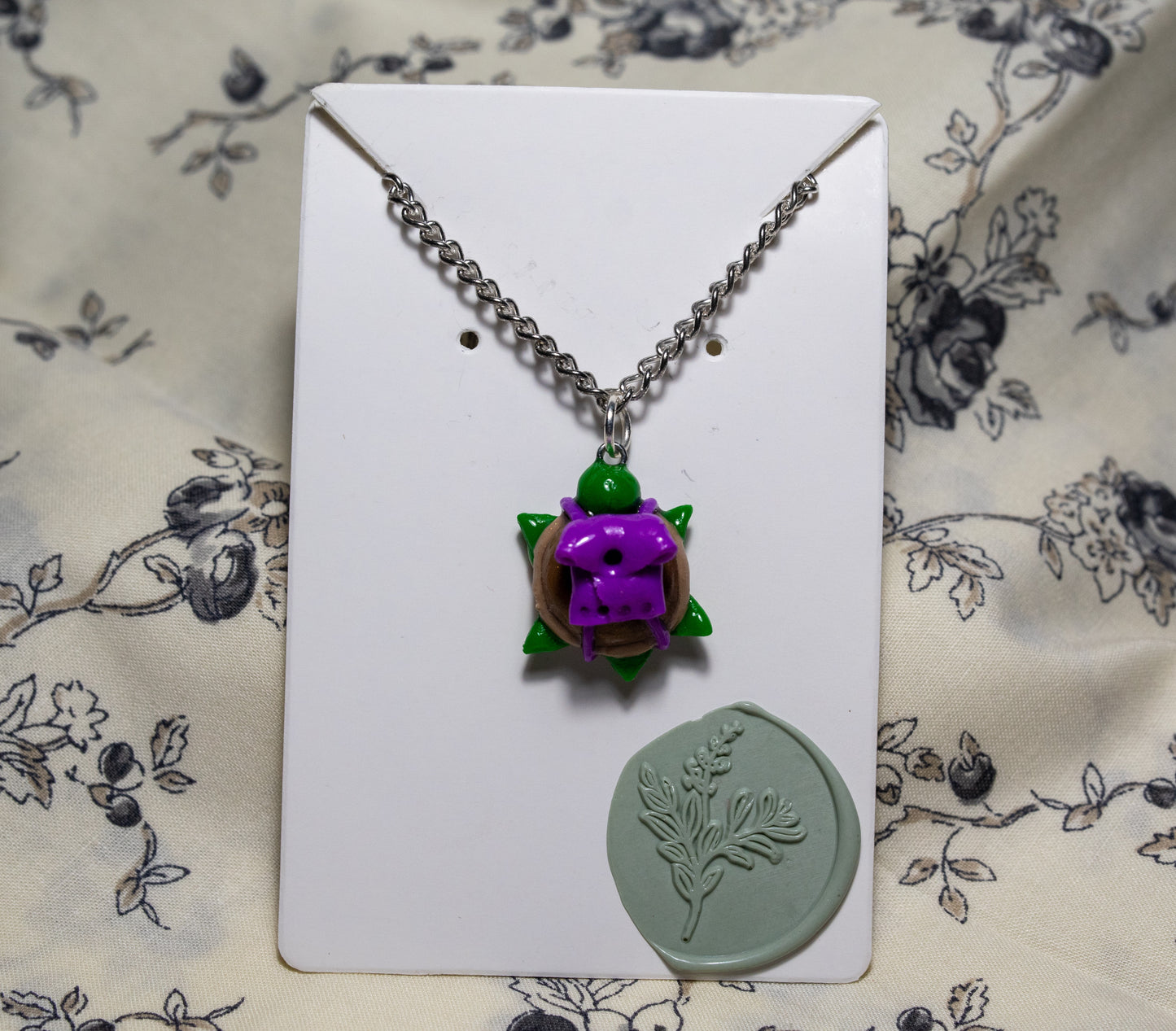 Ted the Adventure Shell turtle necklace